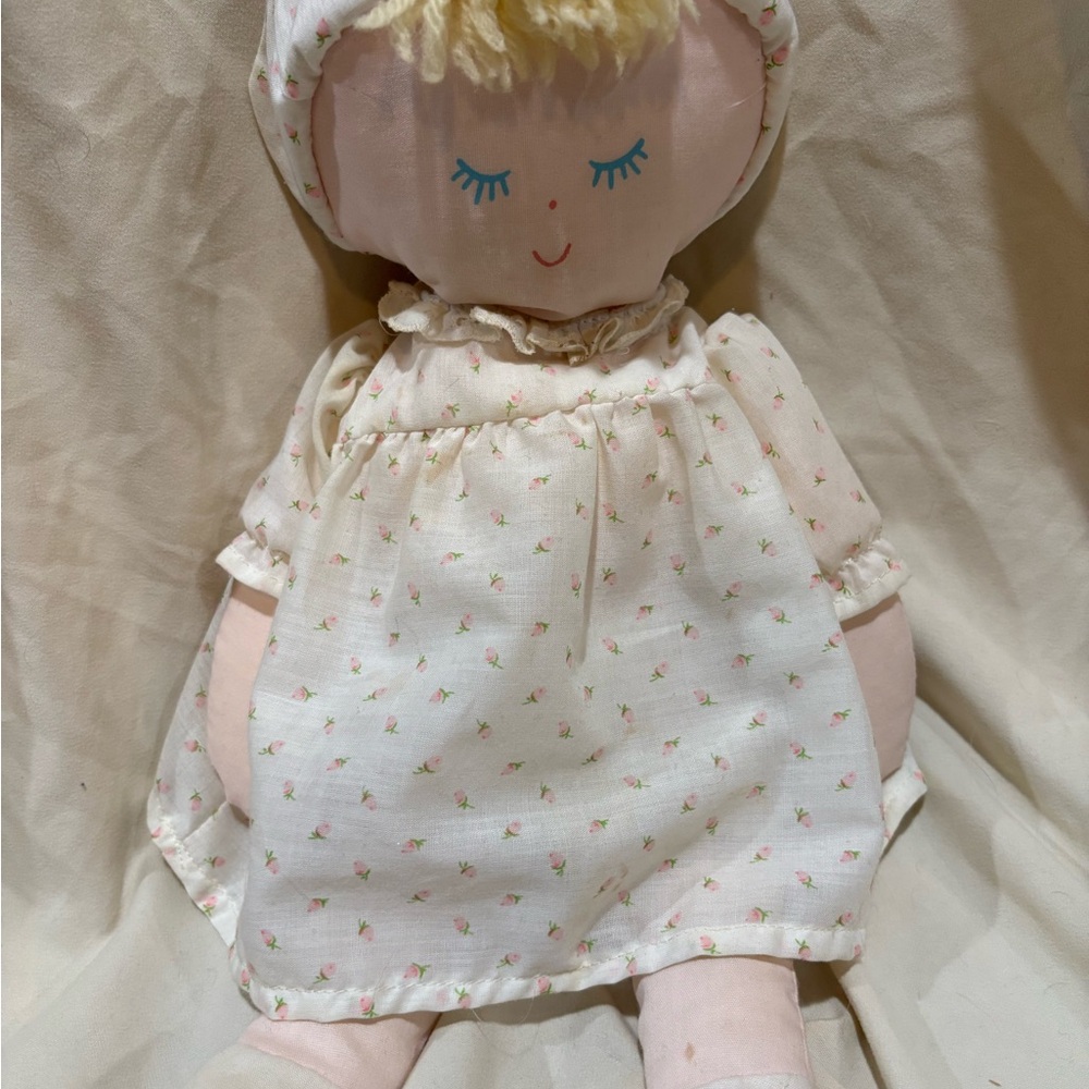 Vintage Eden Prairie Cloth Doll - Soft Plush Baby Toy